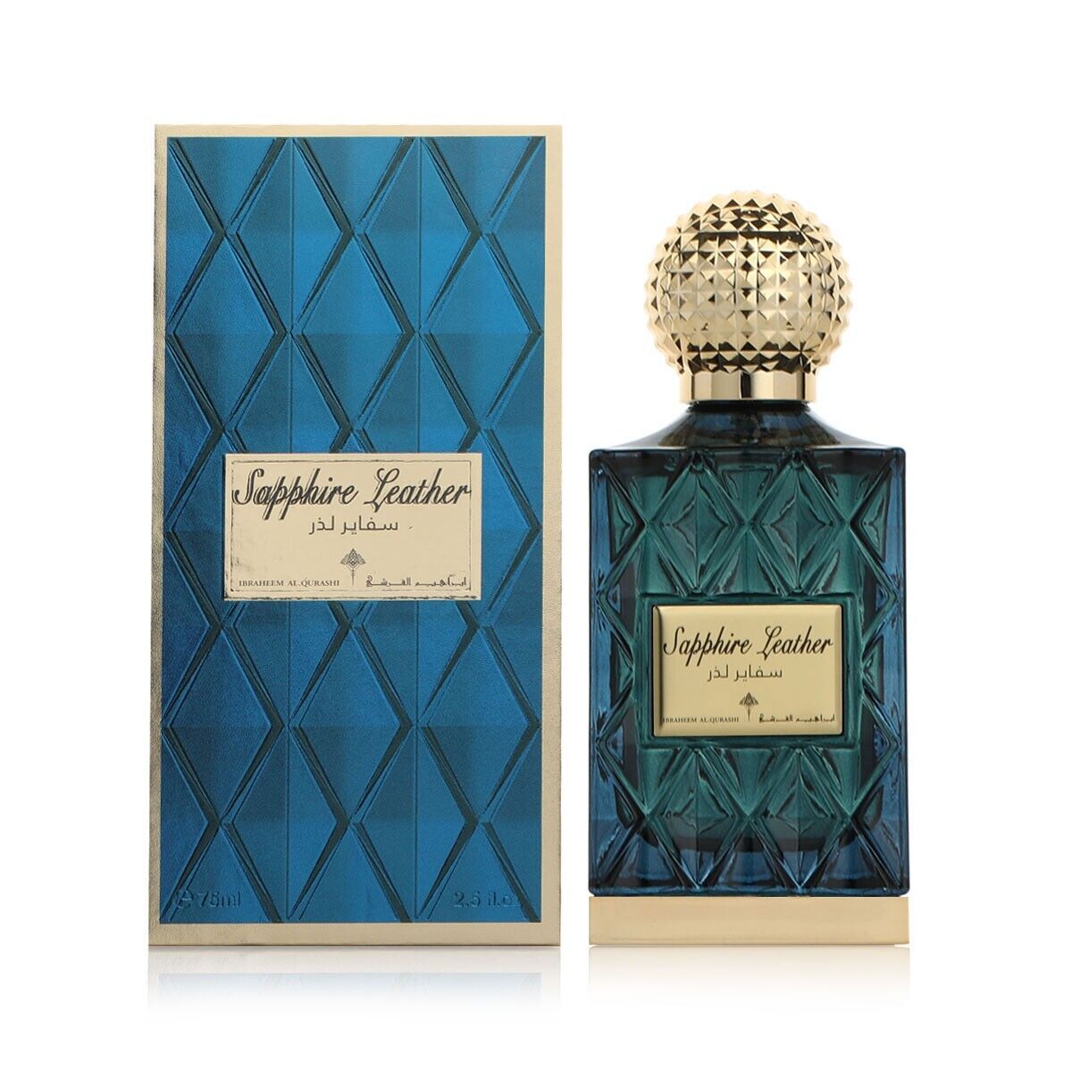 Sapphire Leather by Ibraheem Al Qurashi 75ml Spray